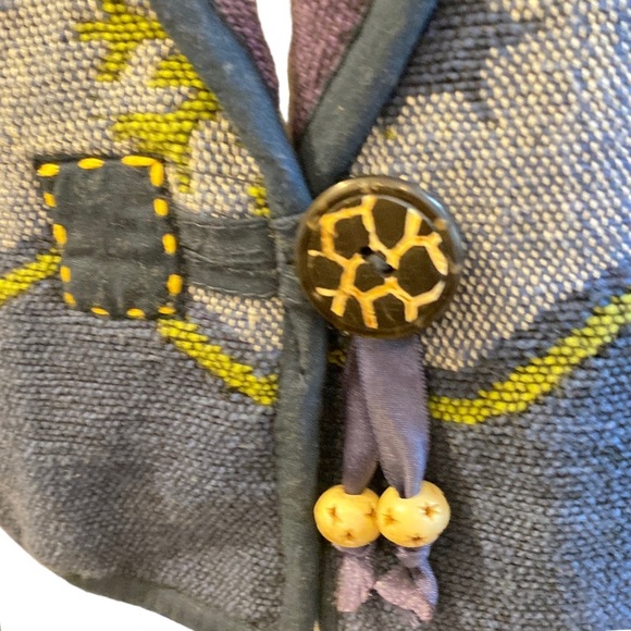 VINTAGE FLASHBACK Southwestern Style Blazer, Size Medium - Picture 6 of 11